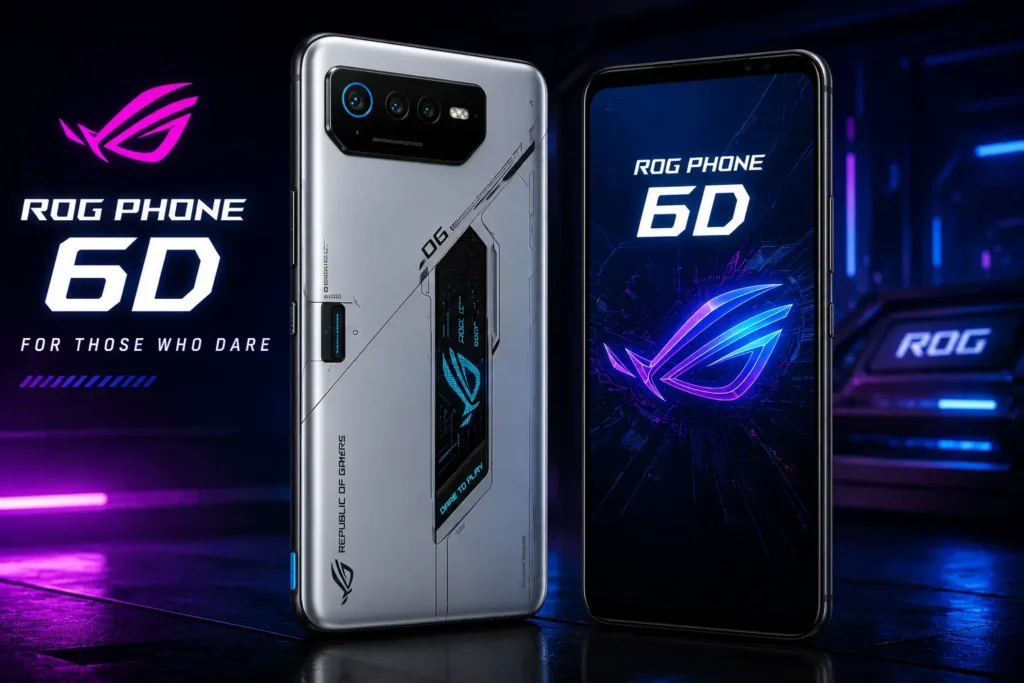 ASUS ROG Phone 6D gaming smartphone with 165Hz display and Dimensity 9000+ processor