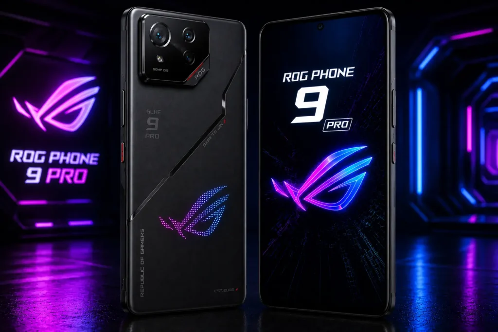ASUS ROG Phone 9 Pro flagship gaming smartphone with 185Hz display and Snapdragon 8 Elite