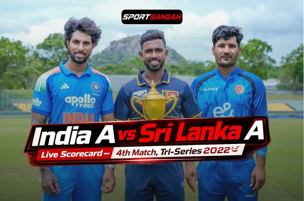 India A vs Sri Lanka A Live Scorecard – 4th Match, Tri-Series 2026