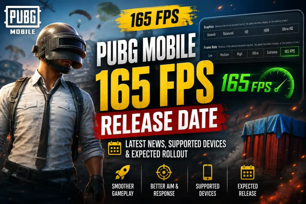 Pubg Mobile 165 fps release date