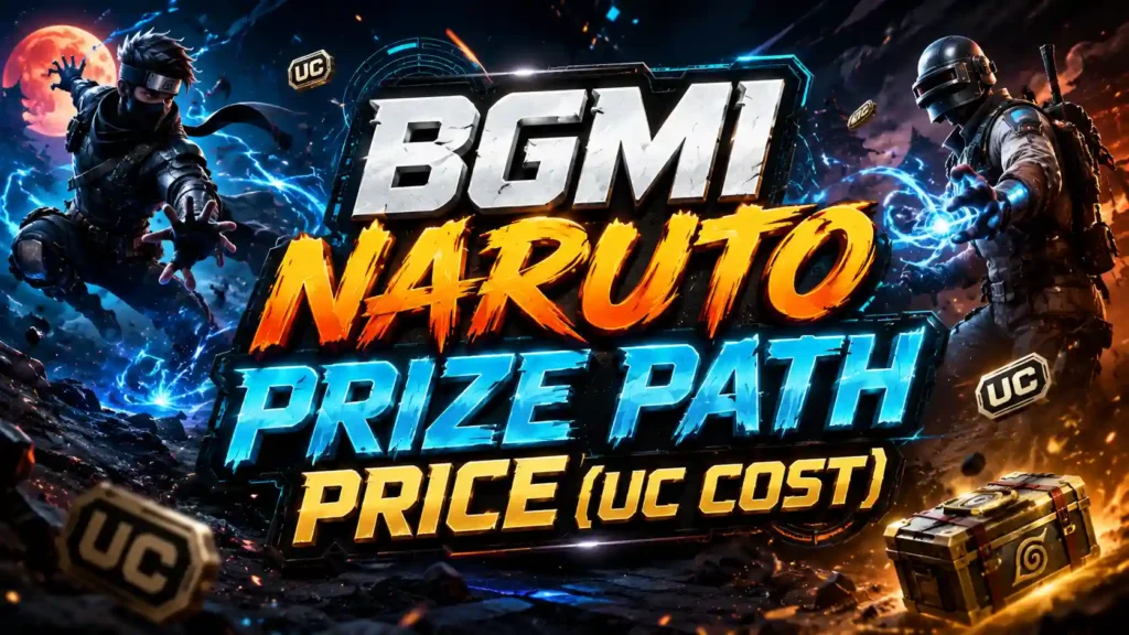 BGMI Naruto Prize Path Price (UC Cost)