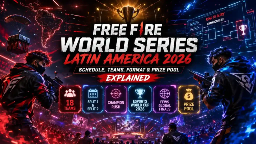 Free Fire World Series Latin America 2026: Schedule, Teams, Format & Prize Pool Explained