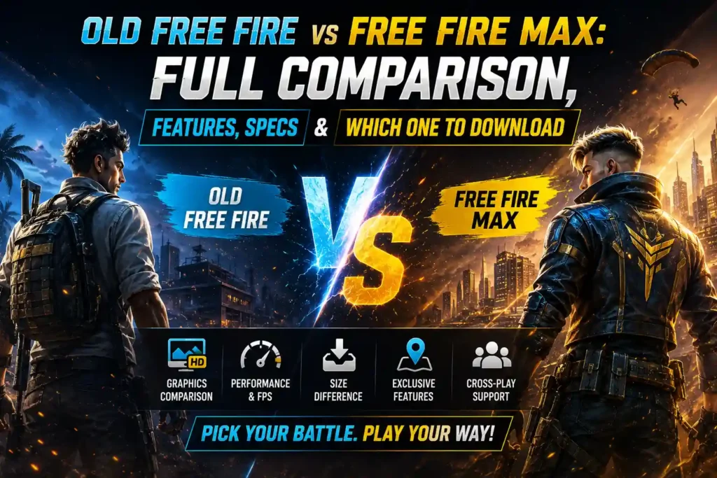 Old Free Fire vs Free Fire Max