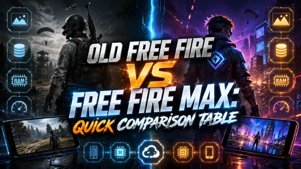 Old Free Fire vs Free Fire Max