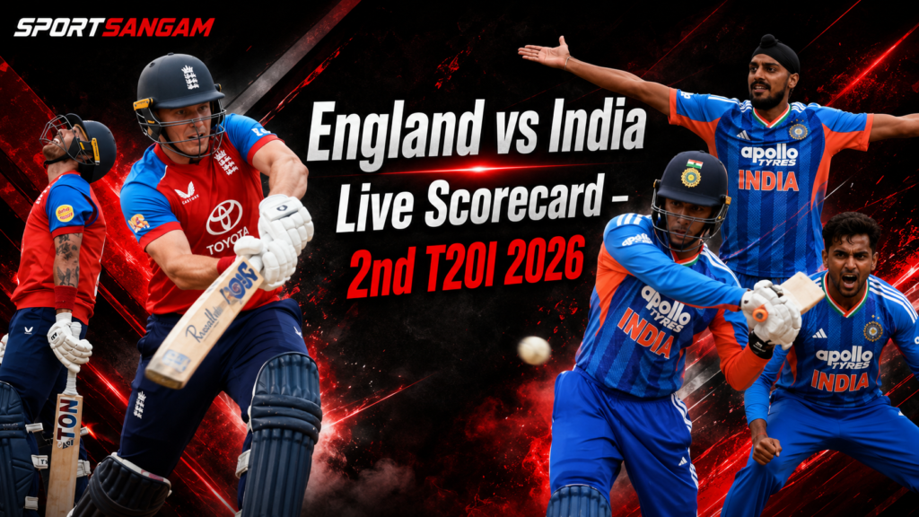 England vs India Live Scorecard