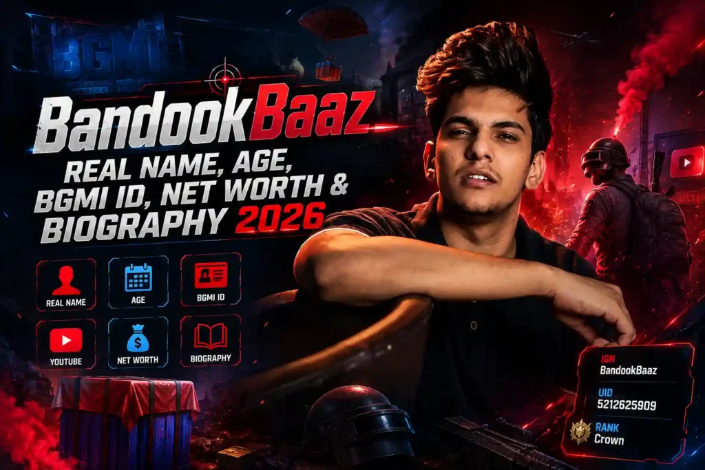 BandookBaaz Real Name, Age, BGMI ID, Net Worth & Biography 2026