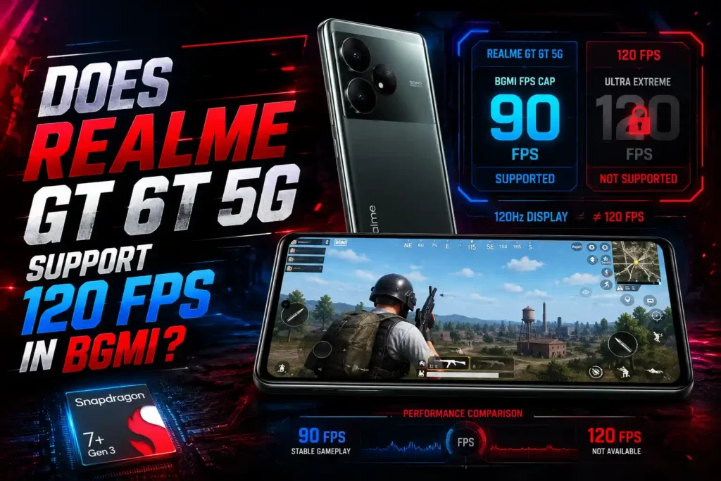 Does Realme GT 6T 5G Support 120 FPS in BGMI?