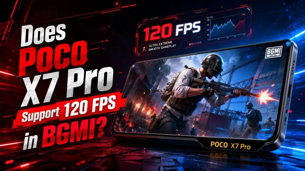 Does Poco X7 Pro Support 120 FPS in BGMI?