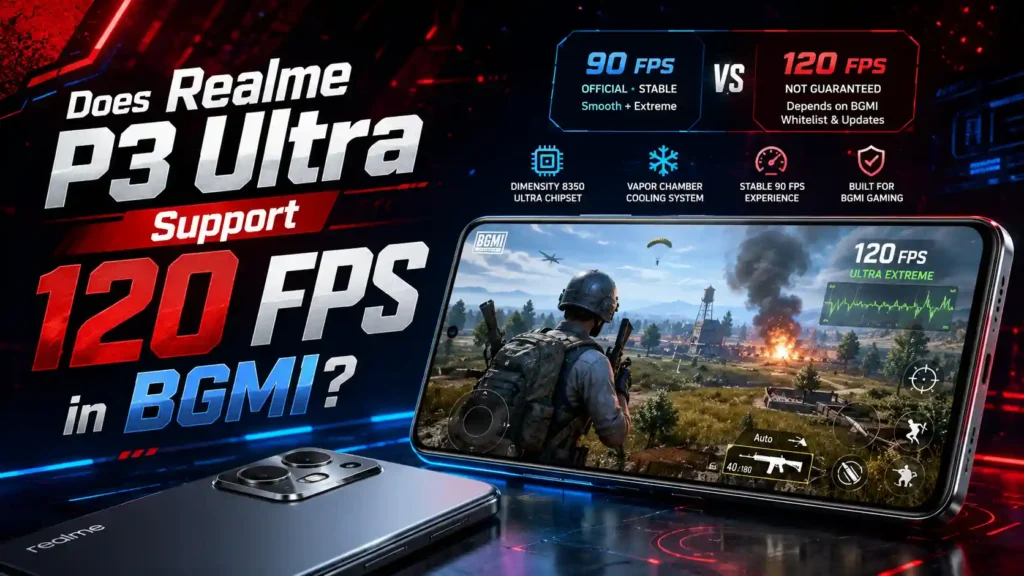 Does Realme P3 Ultra Support 120 FPS in BGMI?