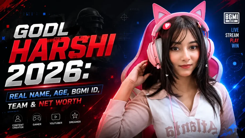 GodL Harshi 2026: Real Name, Age, BGMI ID, Team & Net Worth