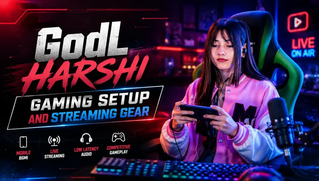 GodL Harshi Gaming Setup and Streaming Gear