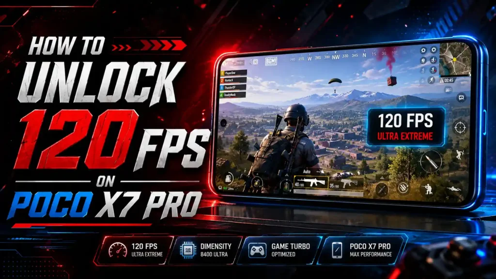 How to Unlock 120 FPS on Poco X7 Pro 