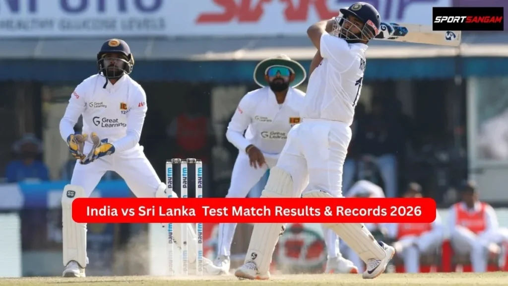 India National Cricket Team vs Sri Lanka National Cricket Team Test Match Results