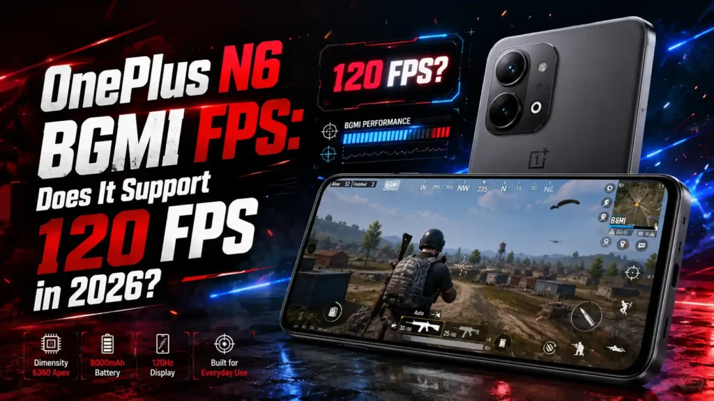 OnePlus N6 BGMI FPS: Does It Support 120 FPS in 2026?