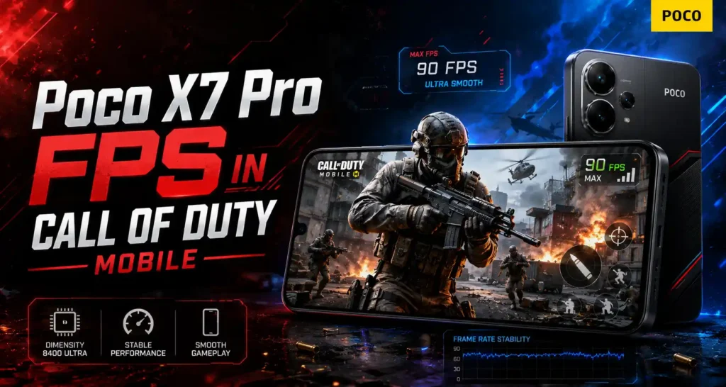 Poco X7 Pro FPS in Call of Duty Mobile