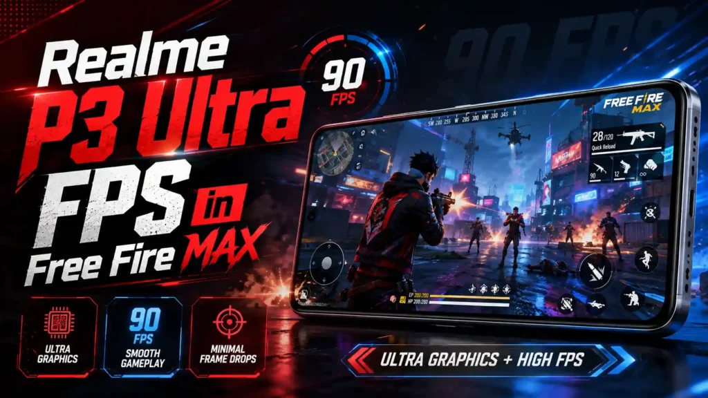 Realme P3 Ultra FPS in Free Fire MAX