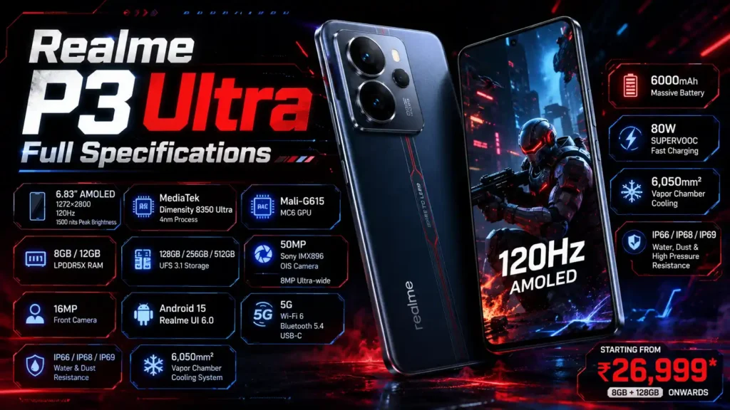 Realme P3 Ultra Full Specifications