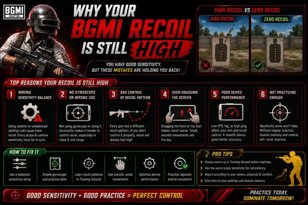 Why Your BGMI Recoil Is Still High
