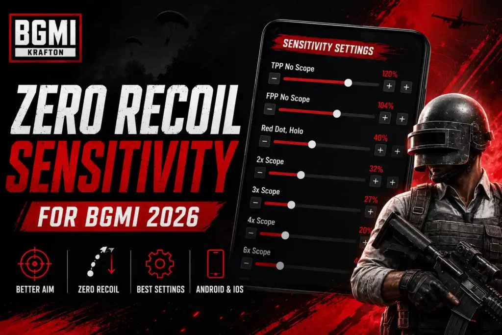 Zero Recoil Sensitivity for BGMI 2026