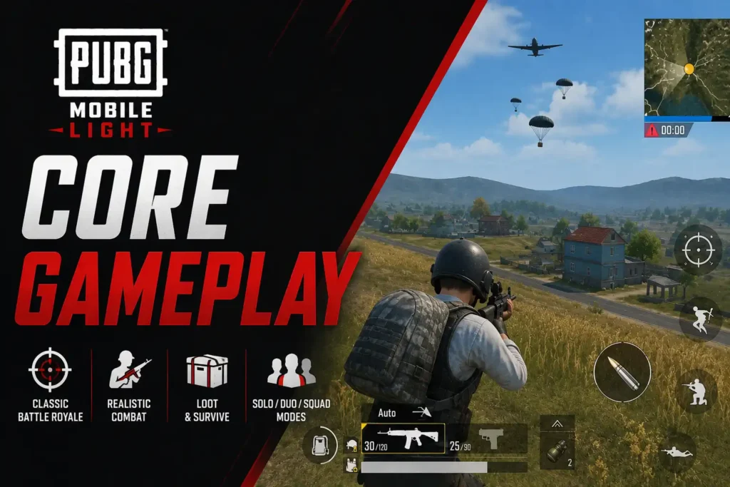 PUBG Mobile LIGHT Core Gameplay