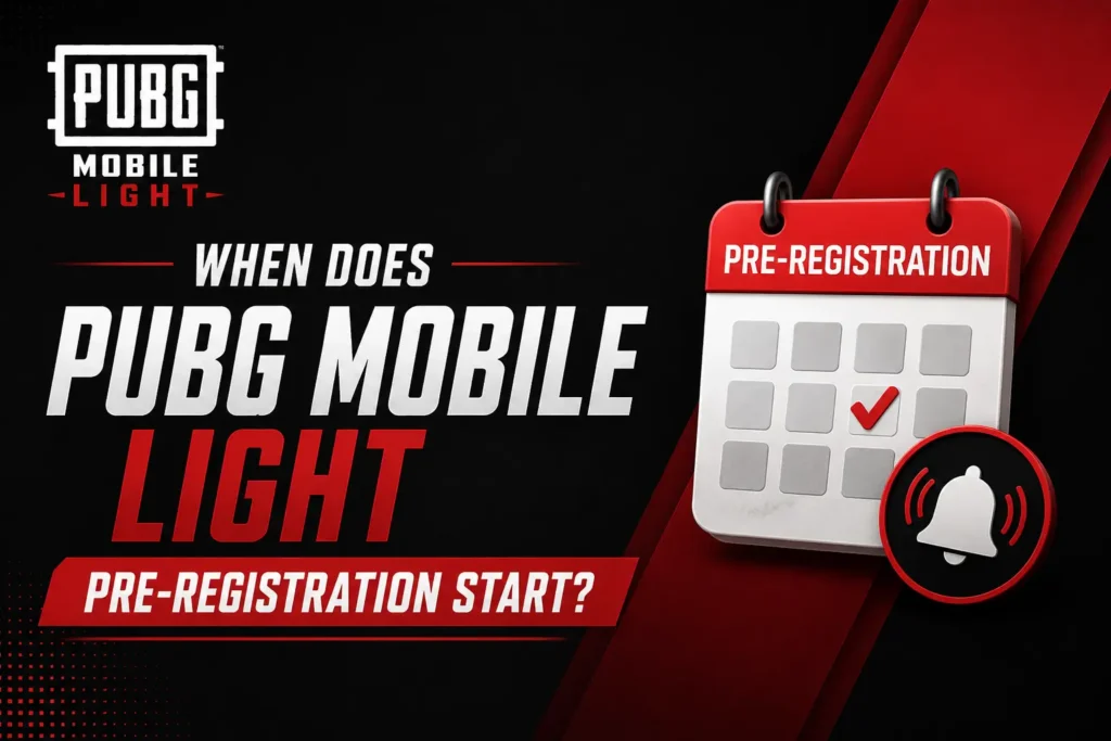 When Does PUBG Mobile LIGHT Pre-Registration Start?