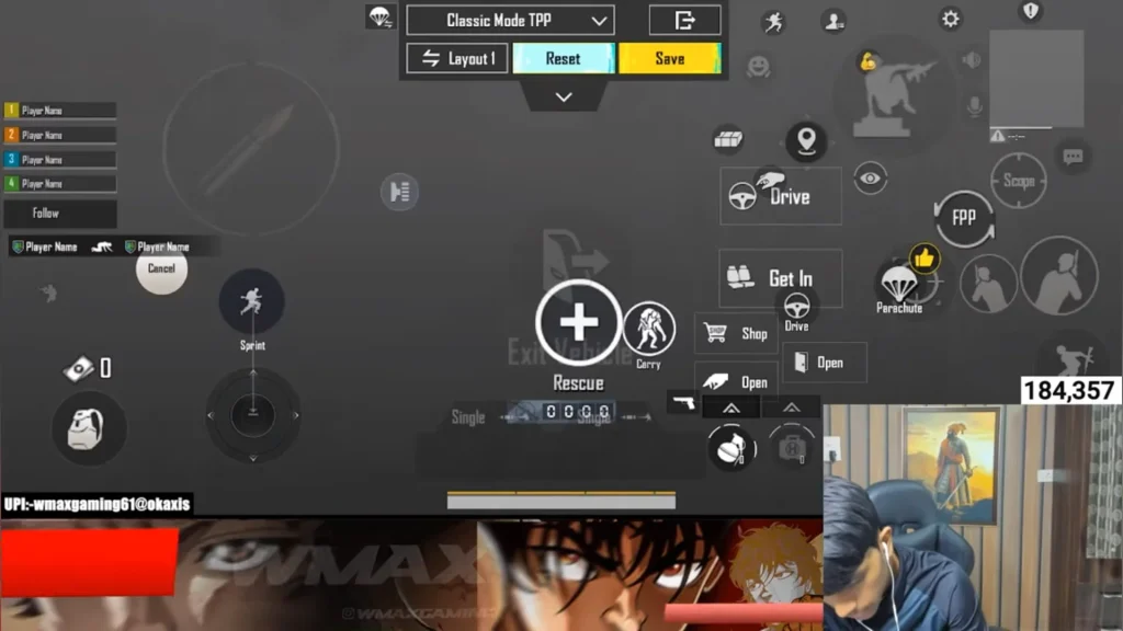 WMax Gaming Control